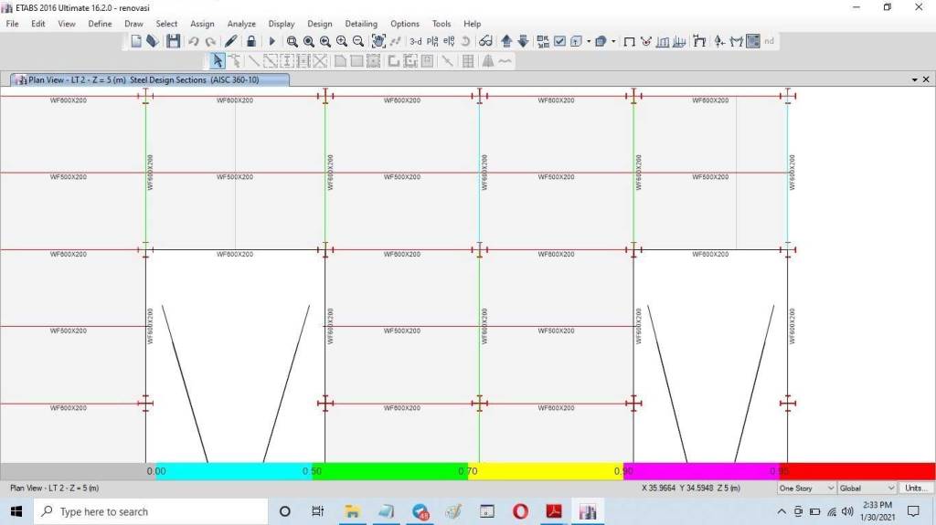 apakah memodelkan pelat beton  sudah dianggap mengekang secara penuh balok&nbsp;?